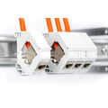 CAT 7 S-FTP installation cable, 1200 MHz Cca (EN 50575), AWG 23/1, 500 m drum, SX, orange