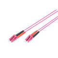 FO patch cord, duplex, LC to LC MM OM4 50/125 µ, 1 m