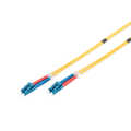 FO patch cord, duplex, LC to LC SM OS2 09/125 µ, 2 m
