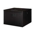 7U wall mounting cabinet, Unique 420x600x600 mm, color black (RAL 9005)