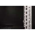 9U wall mounting cabinet, Unique 509x600x450 mm, color black (RAL 9005)