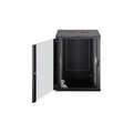 16U wall mounting cabinet 789x600x600 mm, color black (RAL 9005)