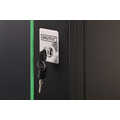 16U wall mounting cabinet 789x600x600 mm, color black (RAL 9005)