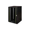 20U wall mounting cabinet, Unique 998x600x600 mm, color black (RAL 9005)