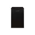 20U wall mounting cabinet, Unique 998x600x600 mm, color black (RAL 9005)
