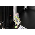 20U wall mounting cabinet, Unique 998x600x600 mm, color black (RAL 9005)