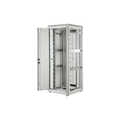 42U network cabinet, Unique, 2053x800x800 mm double steel front door, grey