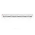 Modular Patch Panel, shielded, 24-port, 1U, transp. label field, grey RAL 7035