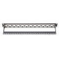 Modular Patch Panel, shielded, 24-port blank, 1U, rack mount, staggered, bl RAL 9005