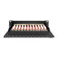 CAT6A Patch Panel shielded,12-Port , 1U, 10