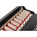 CAT6A Patch Panel shielded,12-Port , 1U, 10