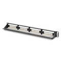 DIGITUS CAT 6, Class E Patch Panel, unshielded 24-port RJ45, 8P8C, LSA, 1U, Rack Mount