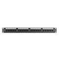 DIGITUS CAT 6, Class E Patch Panel, unshielded 24-port RJ45, 8P8C, LSA, 1U, Rack Mount