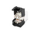 CAT 6A Keystone Jack, unshielded tool free connection