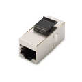 CAT 6 modular coupler, shielded RJ45 to RJ45, for panel connection