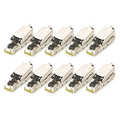 CAT 6A Field Termination Plug, STP, dust cap, TIA 568-A,B,Profinet, 10 pcs.