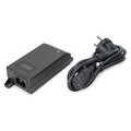 Gigabit Ethernet PoE+ Injector, 802.3at Power Pins:4/5(+),7/8(-), 30W