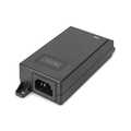Gigabit Ethernet PoE+ Injector, 802.3at Power Pins:4/5(+),7/8(-), 30W