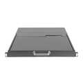 Modularized HD LCD TFT console,8 Port VGA with 8-port VGA KVM,US keyboard, RAL 9005 black