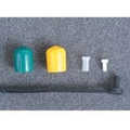 Dust cap voor ST adapters - geel, 100 stuks