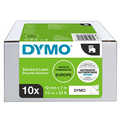 Dymo 2093097 tape zwart op wit 12 mm 10 tapes 45013 (origineel)