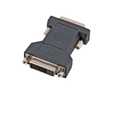 DVI-I Adapter, 2x DVI-I 24+5, F-F, black