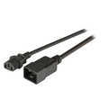 Extension Cable C20 180gr - C13 180gr, black, 1,8m