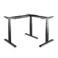 Tripple motor sit-stand desk frame, 90° L-shape