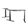 Tripple motor sit-stand desk frame, 120° angled design