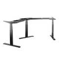 Tripple motor sit-stand desk frame, 120° angled design