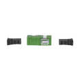 Fiber Adapter SC Simplex, 12 pieces, without flange, green, internal laser protection