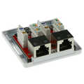 Contactdoos STP Opbouw 2x RJ45 jack