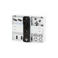 FTTH Termination box, 4 ports, white, including DIN rail holder