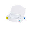 FTTH termination box for Din rail mounting, 2 ports, white