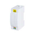 FTTH termination box for Din rail mounting, 4 ports, white