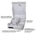 FTTX distribution box max. 96 fibers, 24x LC/DX or SC/SX, unloaded, IP65