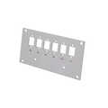 Front plate for splice distributor, 6 x LC duplex / 6 x SC simplex