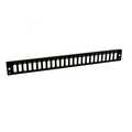 Frontplaat  24-v SC duplex zwart voor FO-BOX-BL