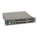 10-Port L2 Managed Gigabit Ethernet Fiber Switch, 8x GE SFP, 2x Combo RJ45/S