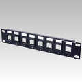 Empty modular patch panel 10inch 8 ports