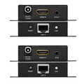 HDMI extender set over LAN, 70 m, 4K/60 Hz, EDID, HDR, HDCP, POC, IR