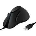 Ergonomic vertical mouse, USB, 100dpi, black