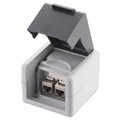 Wall Box for 2 Keystone Slim IP44 Sockets