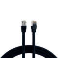 RJ45 Patch cable S/FTP, Cat.6, PVC, short boot, UL, 6m, black