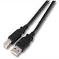 USB2.0 aansluitkabel Type A naar Type B, zwart, 5m