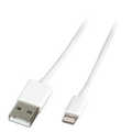 Connection Cable Plug Type-A to Apple Lightning, white, 1m