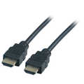 HDMI Connection cable with Ethernet 4K30Hz, A-A, black, 1m