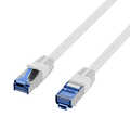 RJ45 Patch cable S/FTP, Cat.6A, Cat.7 Raw cable TPE superflex, white, 15m