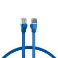 RJ45 Flat Patch Cord Cat.6A U/FTP PVC blue 2m