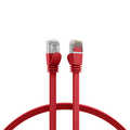 RJ45 Flat Patch Cord Cat.6A U/FTP PVC red 2m